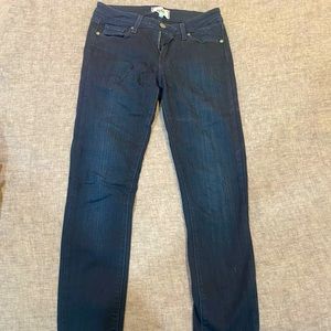 Dark wash Paige jeans